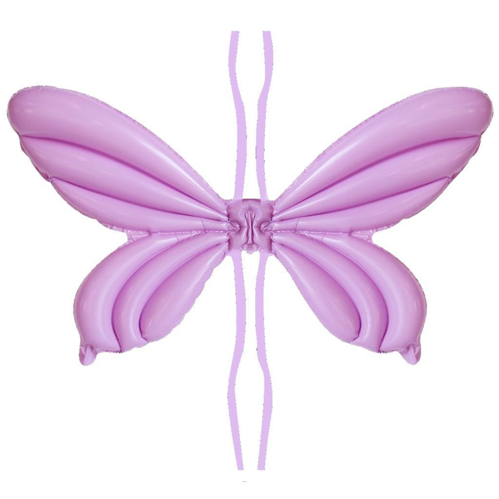 KBK Market Melek Kanadı Kelebek Folyo Balon Mor 84 cm
