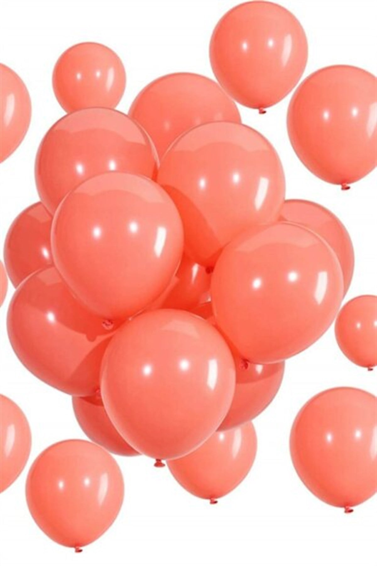 KBK Market Mercan Rengi Balon Lateks 25 Adet