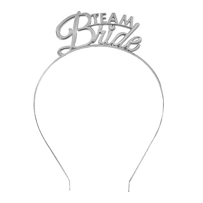KBK Market Metal Gümüş Team Bride Taç 