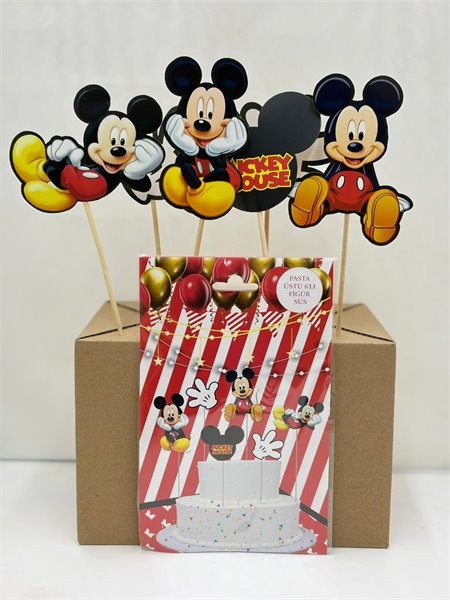 KBK Market Mickey Mouse Pasta Kürdanı 6'lı