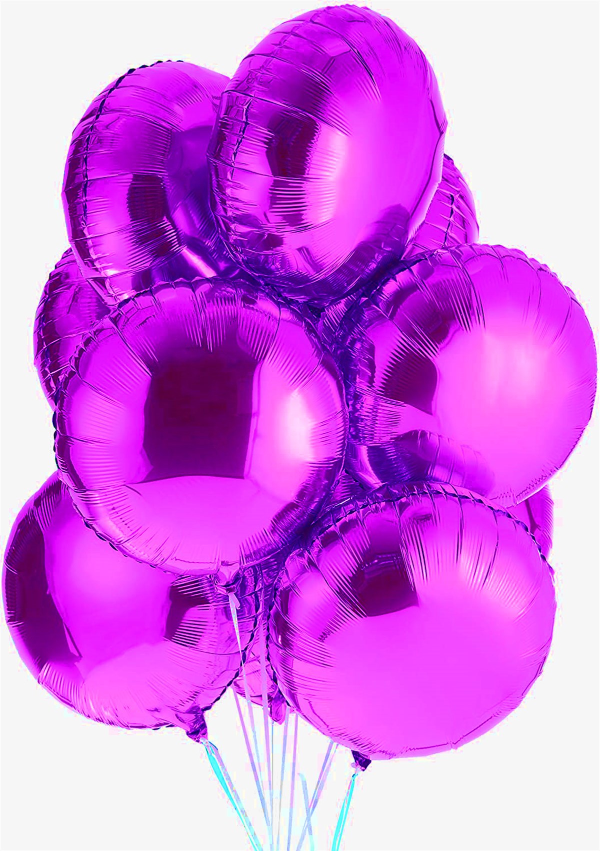 KBK Market Mor Folyo Yuvarlak Balon 6 Adet 