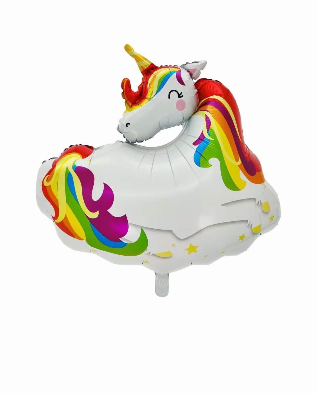 KBK Market Oturan Model Unicorn Temalı Folyo Balon 85 cm