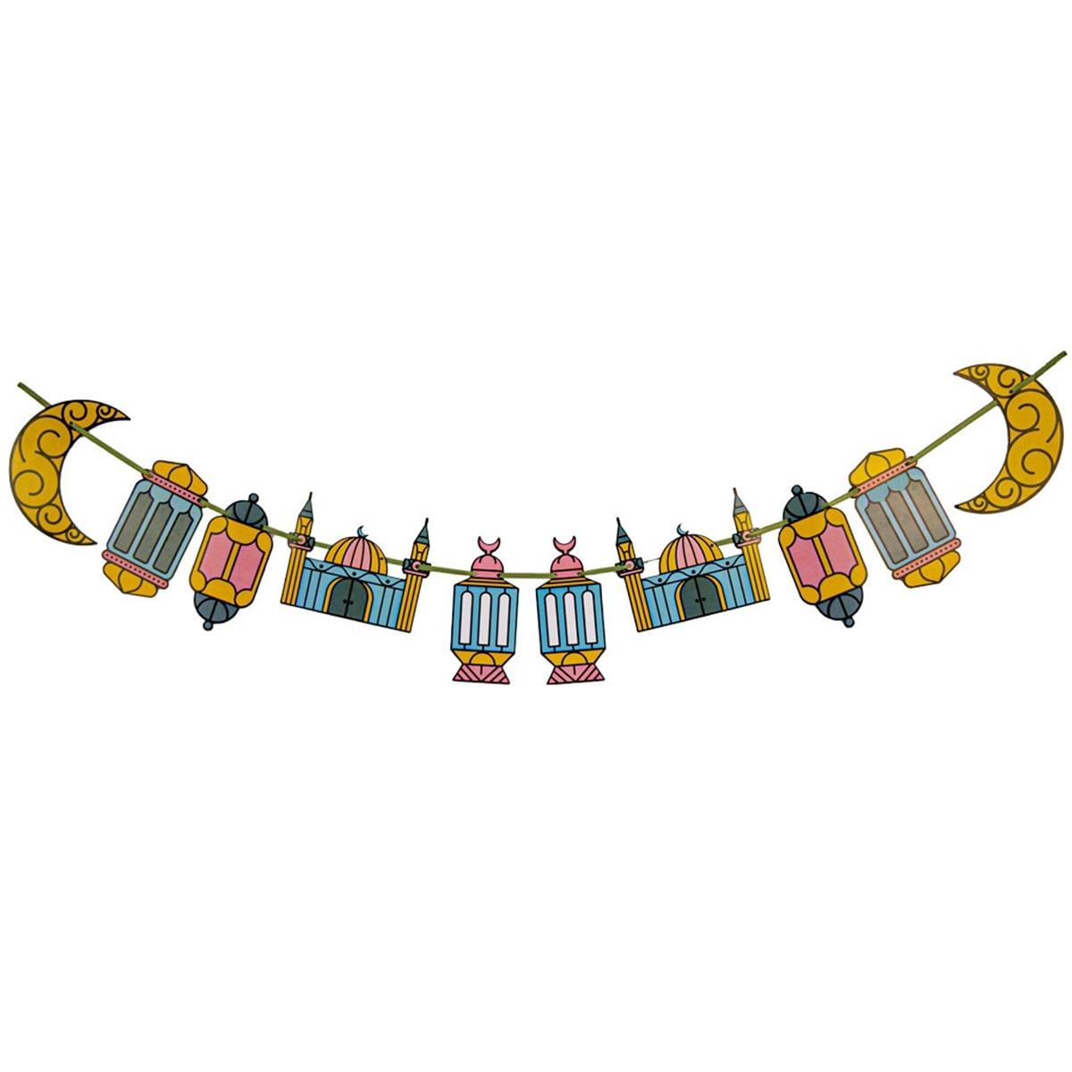 KBK Market Özel Makaron Seri 10'lu Dekoratif Banner Süs
