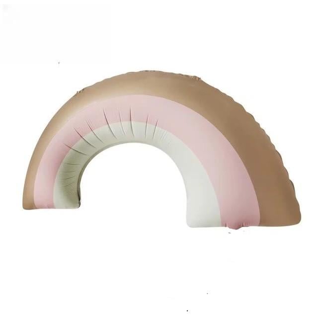 KBK Market Pembe Retro Folyo Gökkuşağı Balon 81x44 cm