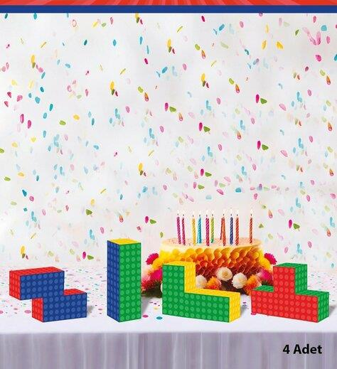 KBK Market Renkli Lego Masa Üstü Dekor