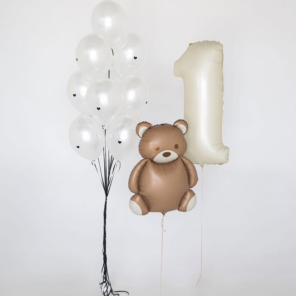 KBK Market Retro Sevimli Ayıcıklı Balon Seti