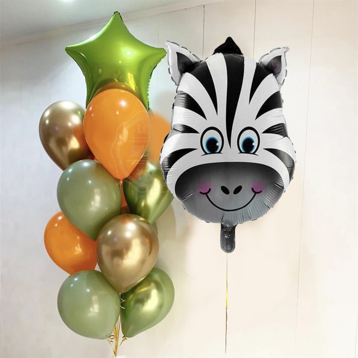 KBK Market Safari Balon Seti Zebra