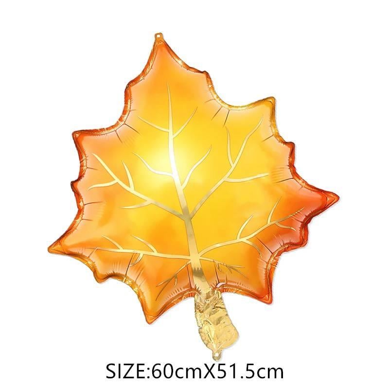 KBK Market Sarı Yaprak Folyo Balon 60x50 cm
