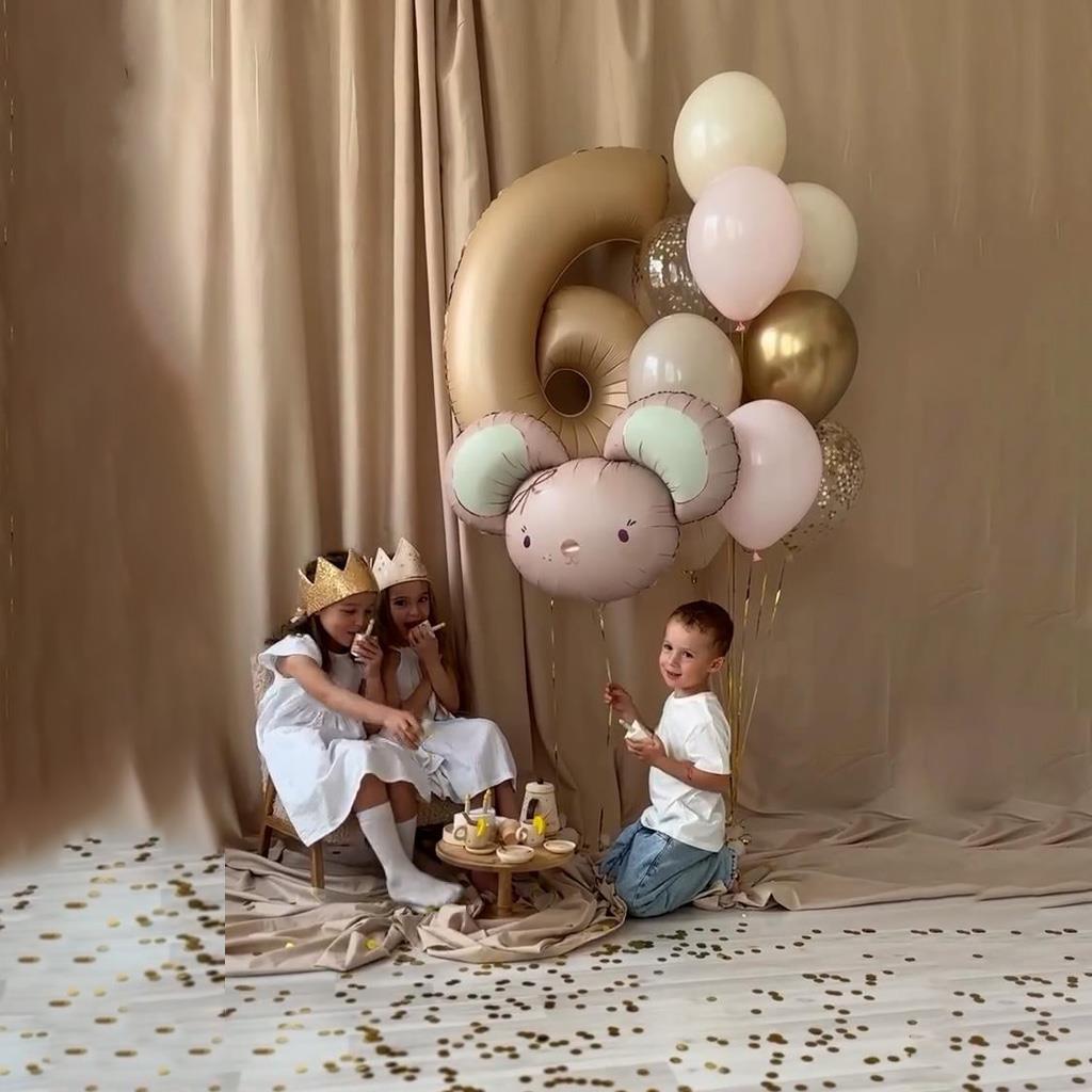 KBK Market Sevimli Fare Folyo Balon Seti