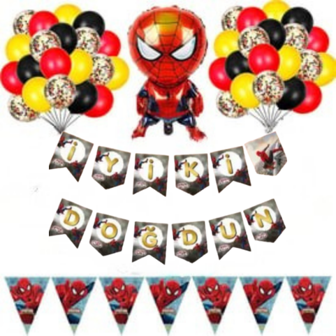 KBK Market Spiderman Balon Seti 4