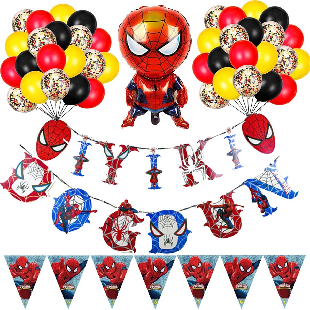 KBK Market Spiderman Balon Seti