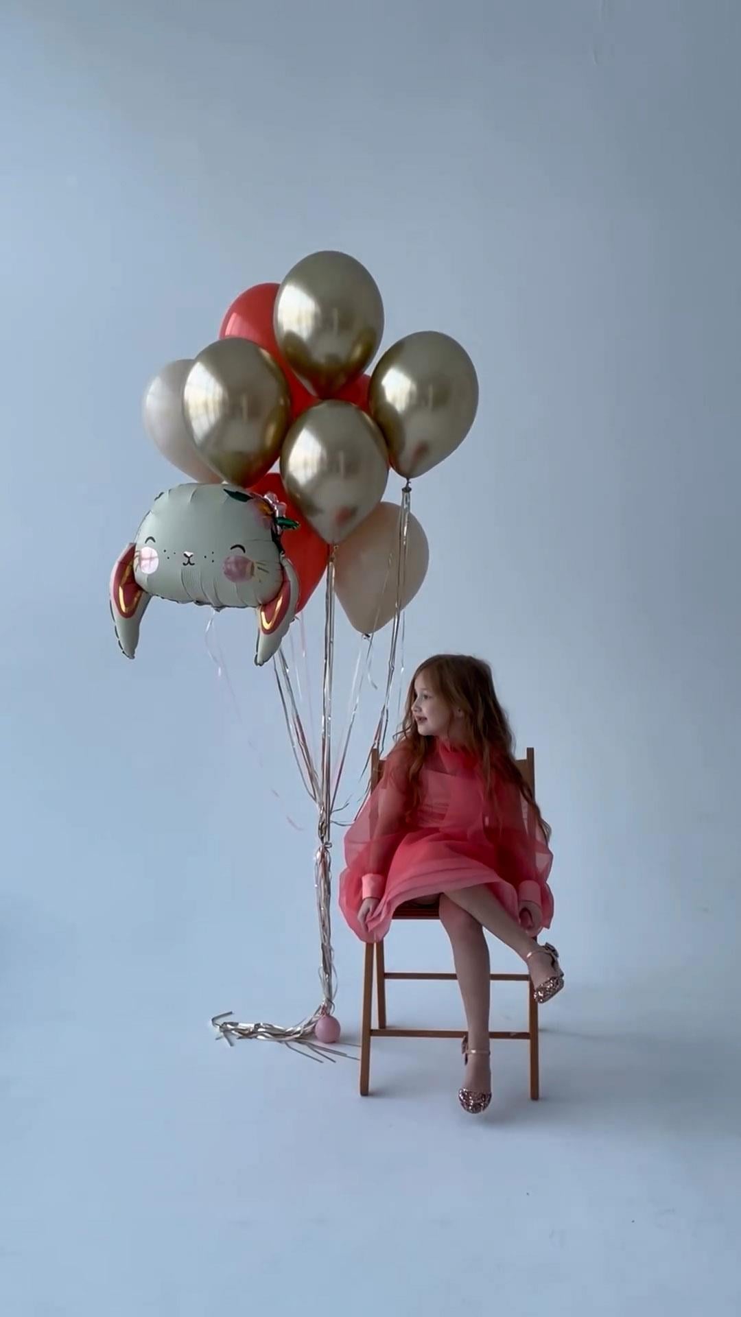 KBK Market Tavşan Temalı Retro Balon Seti