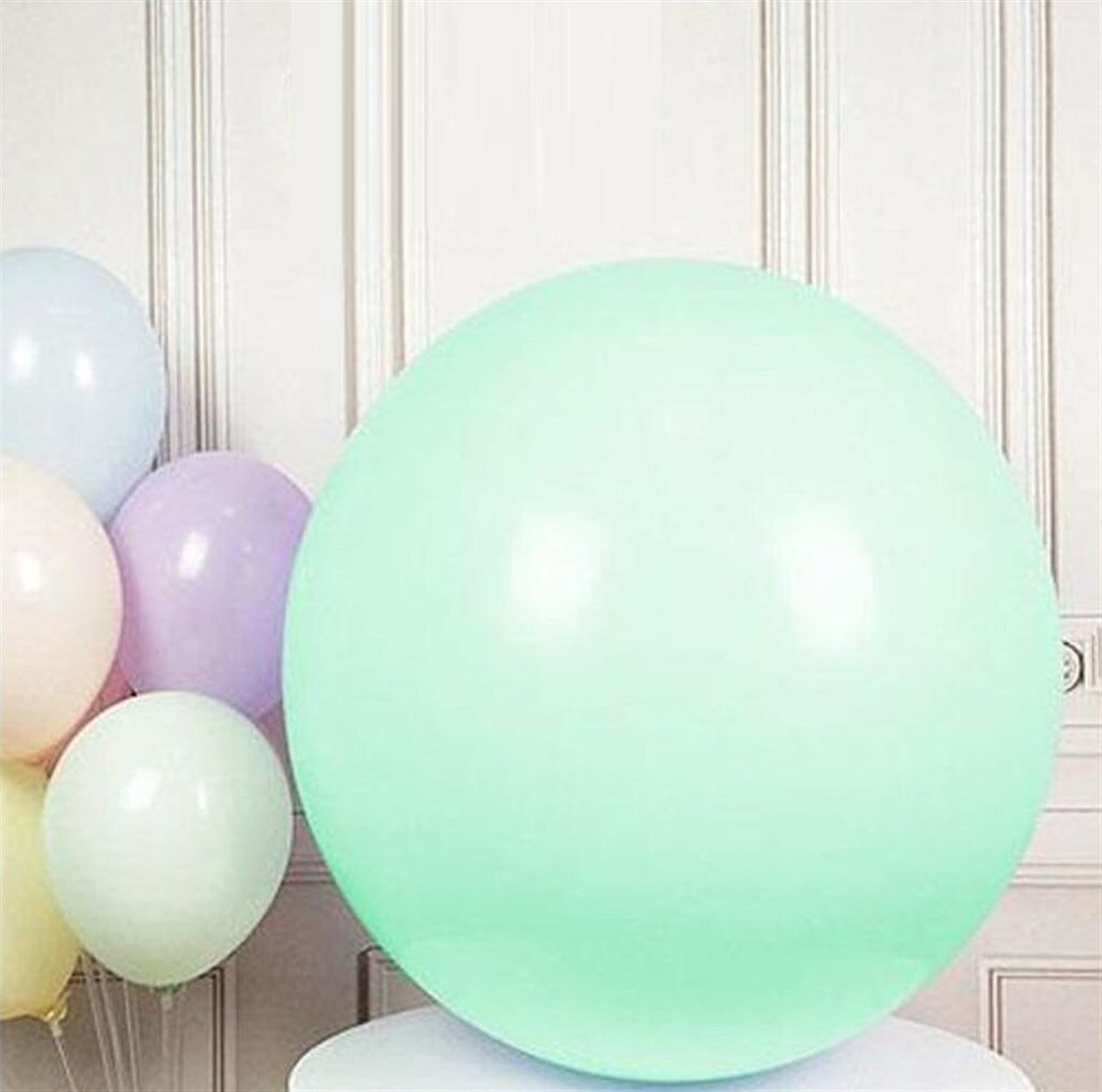 KBK Market Yeşil Jumbo Makaron Balon 