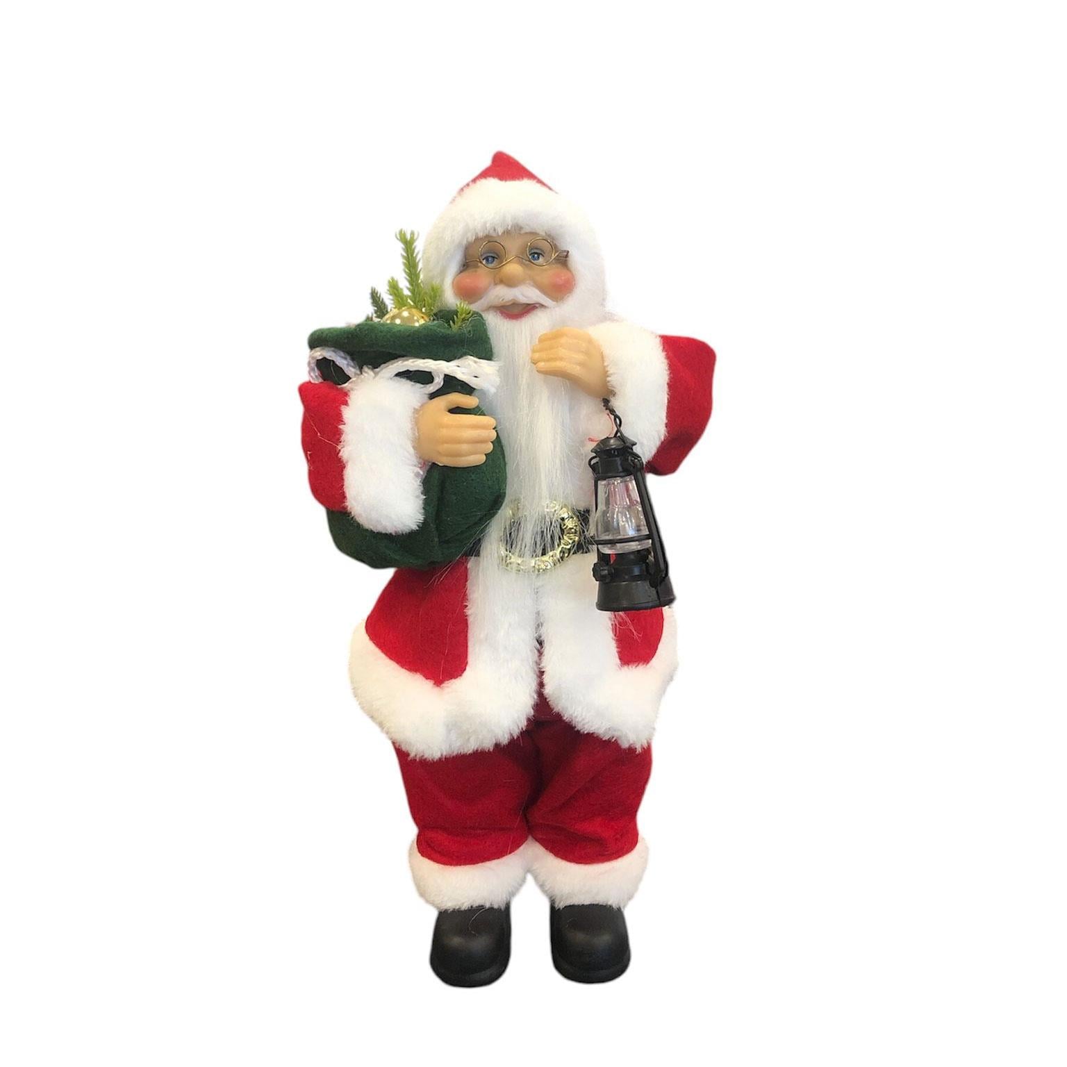 KBK Market Yılbaşı Dekor Noel Baba Fenerli 30 Cm