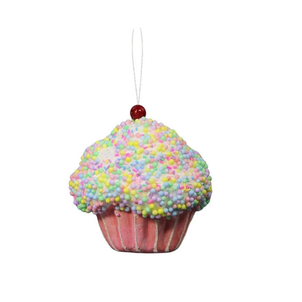 KBK Market Yılbaşı Süsü Cupcake Pembe 7 cm