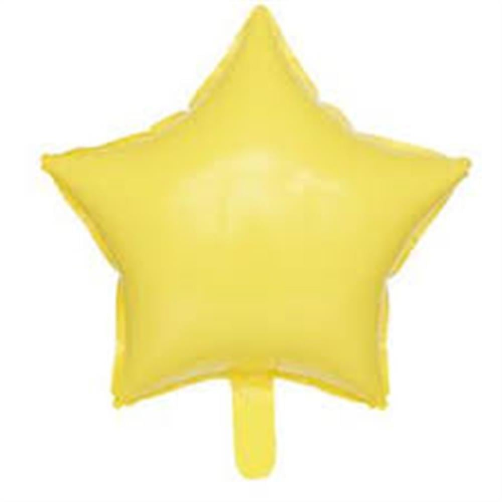 KBK Market Yıldız Balon Makaron Sarı 45 cm