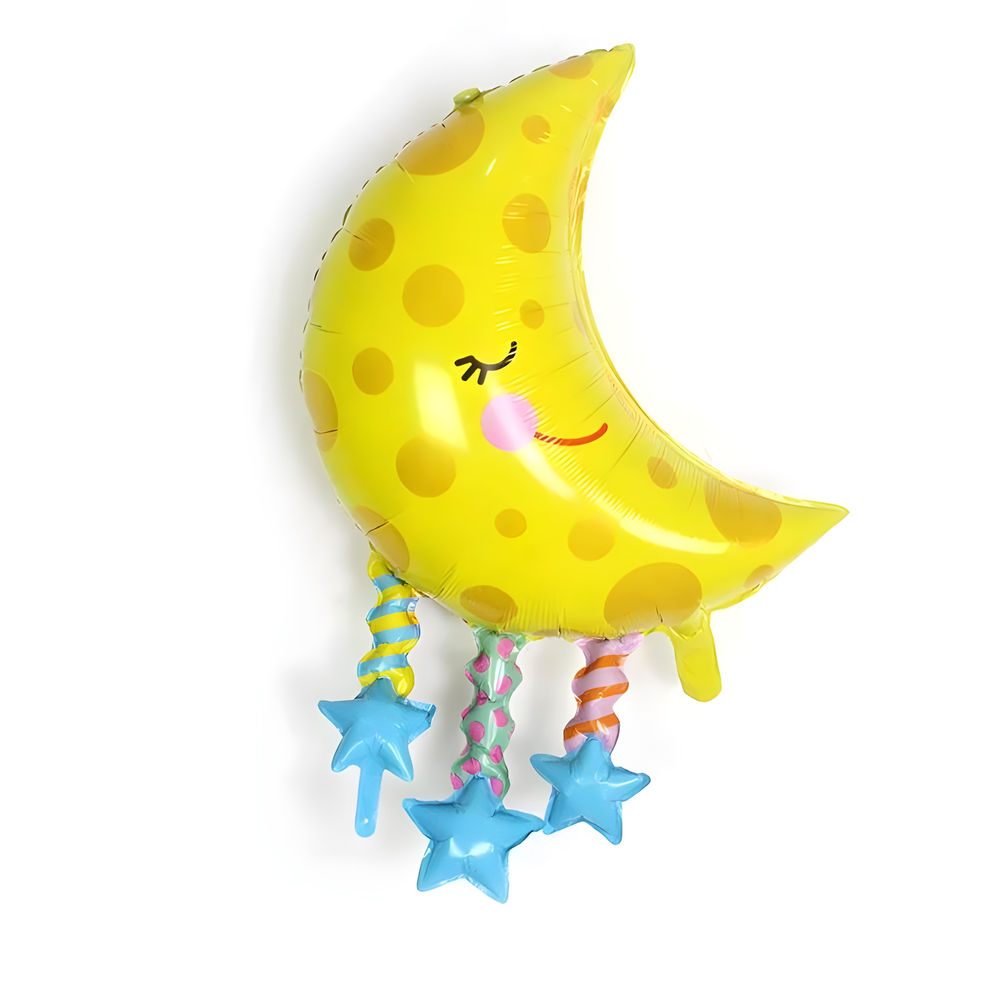 KBK Market Yıldızlı Ay Folyo Balon 90 cm
