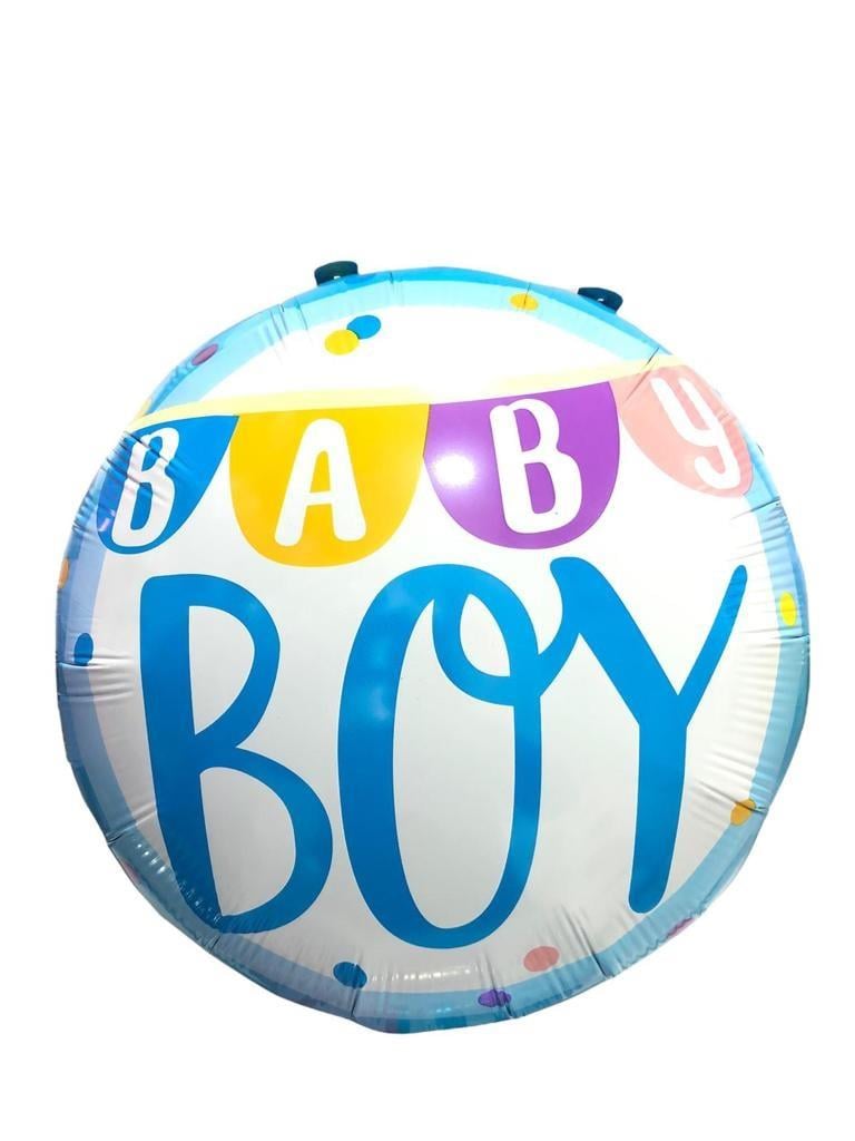 KBK Market Yuvarlak Baby Boy Folyo Balon 45 cm