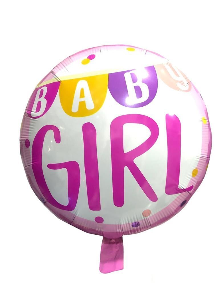 KBK Market Yuvarlak Baby Girl Folyo Balon 45 cm 