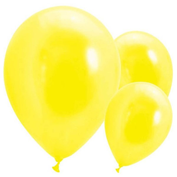KBK Market Lateks Metalik Balon Sarı 10 Adet