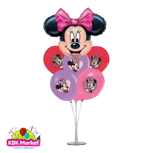 KBK Market Mickey Mouse Folyo Balonlu Balon Standı