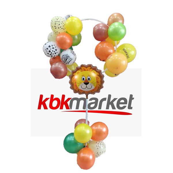 KBK Market Safari Çember Balon Standı 