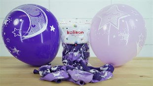 KBK Market Ay Yıldız Lateks Balon 25 Adet