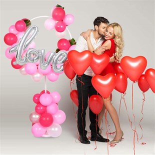 KBK Market Balon Standlı Romantik Ortam Paketi