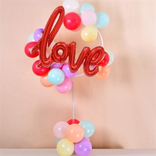 KBK Market Çember Balon Standı 160 cm Love