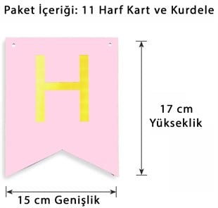 KBK Market İyiki Doğdun İpli Uzar Süs Rengarenk