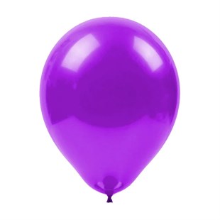 KBK Market Lateks Metalik Balon Mor 10 Adet