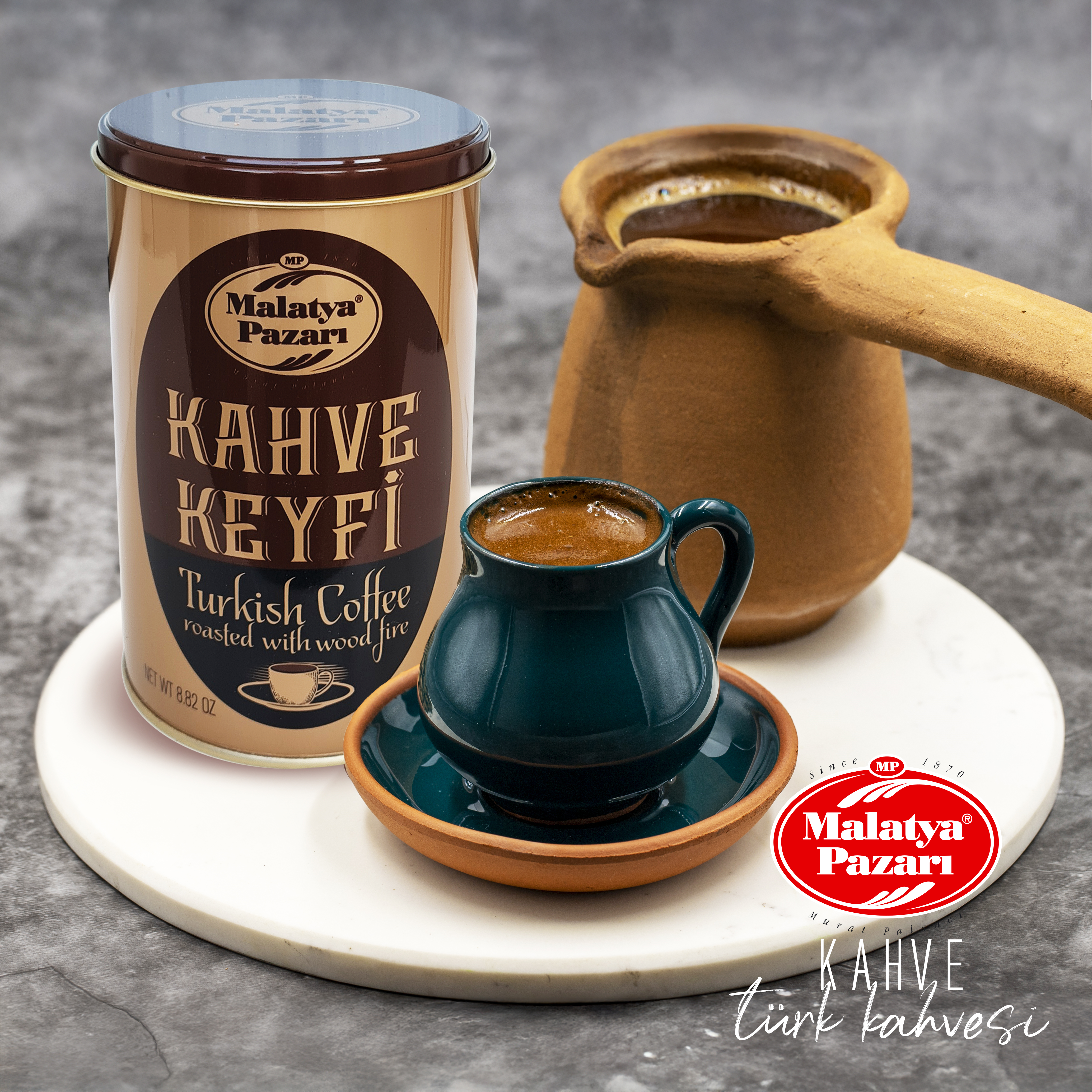 Türk Kahvesi Teneke Kutu 250 Gram