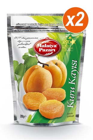 Malatya Pazarı Murat Palancı Kuru Kayısı 2 x 200 Gram