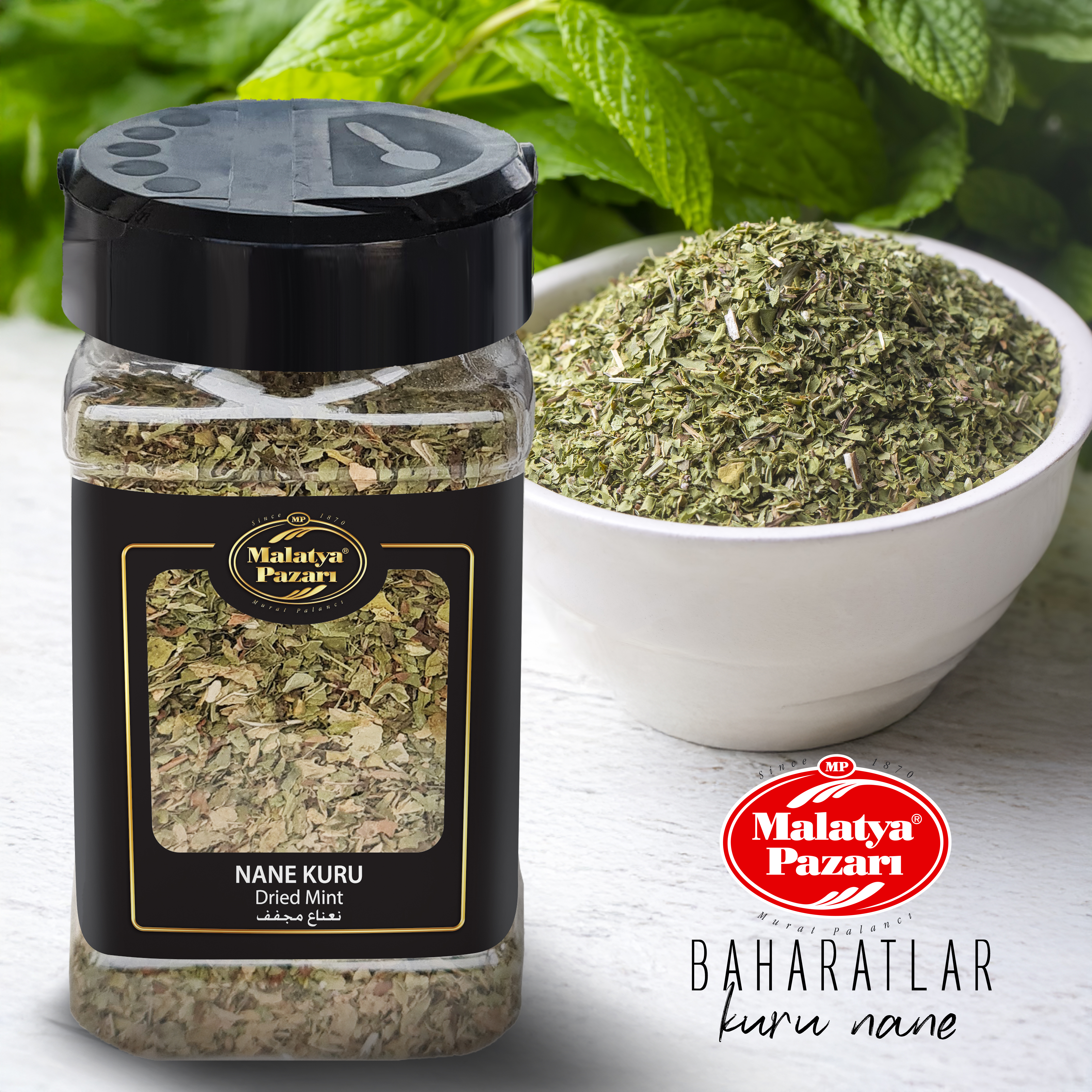 Malatya Pazarı Murat Palancı Kuru Nane Kilitli Paket 100 Gram