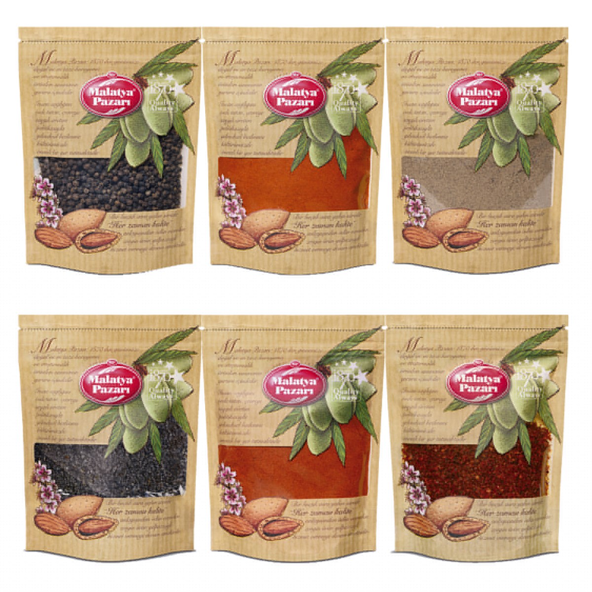 Biber Baharat Paketi 6 x 100 Gram
