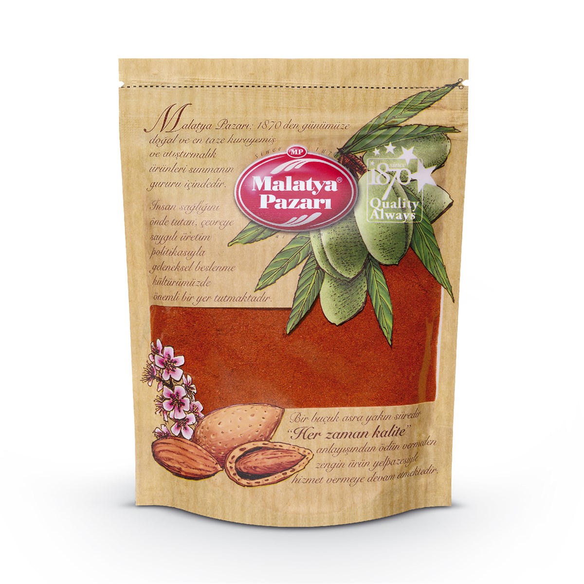 Biber Kırmızı Toz Acı Kilitli Paket 100 Gram