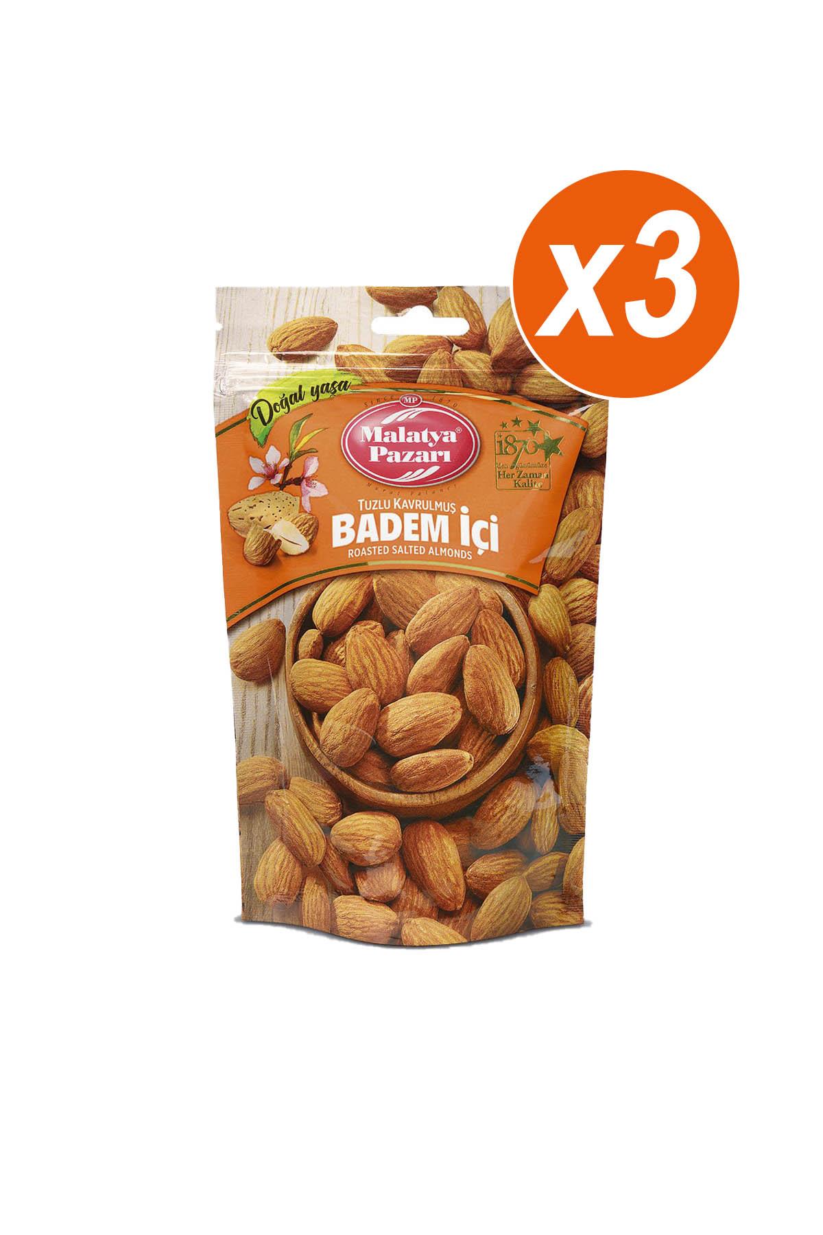 Kavrulmuş Tuzlu Badem 160 Gram X3
