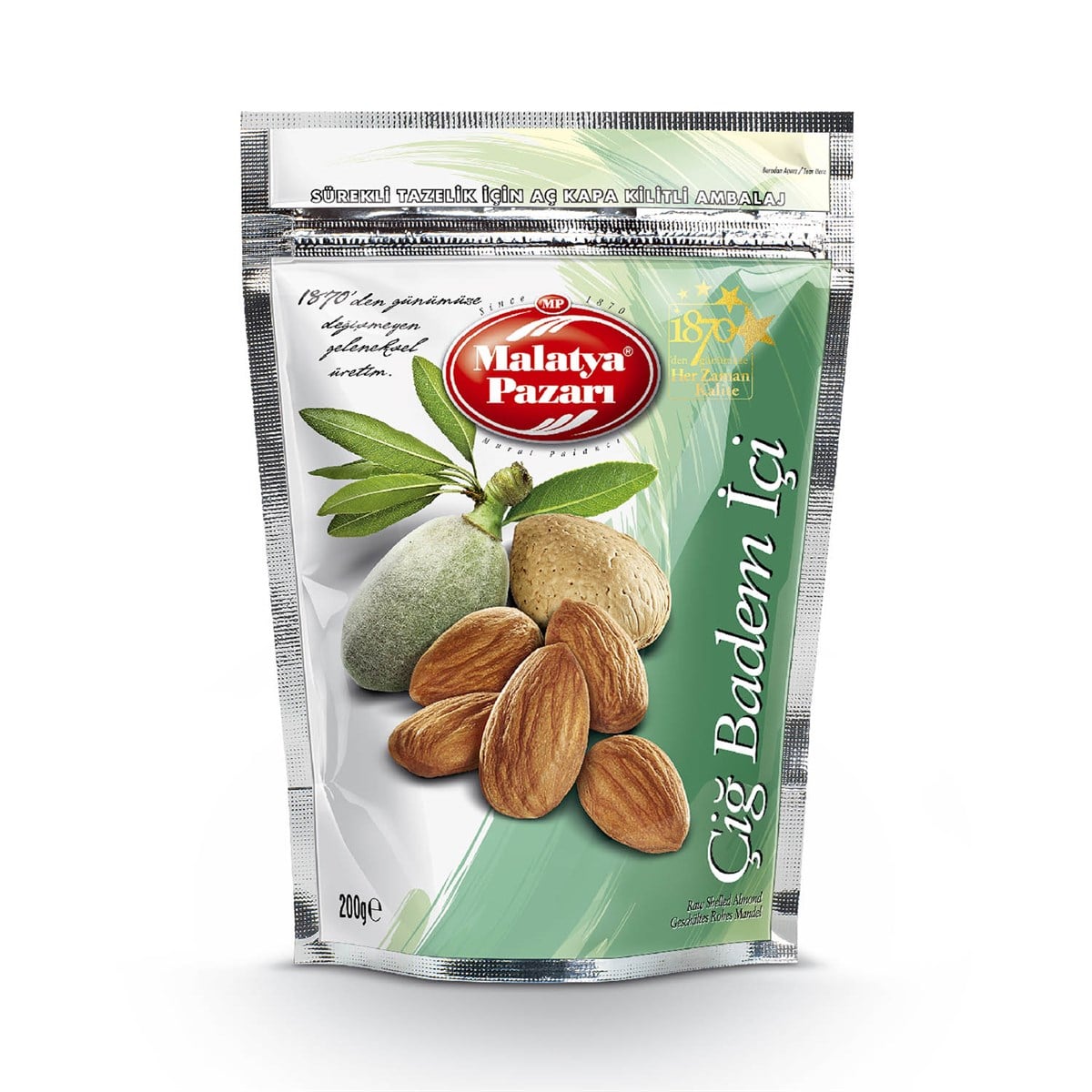 Çiğ Badem İçi 200 Gram