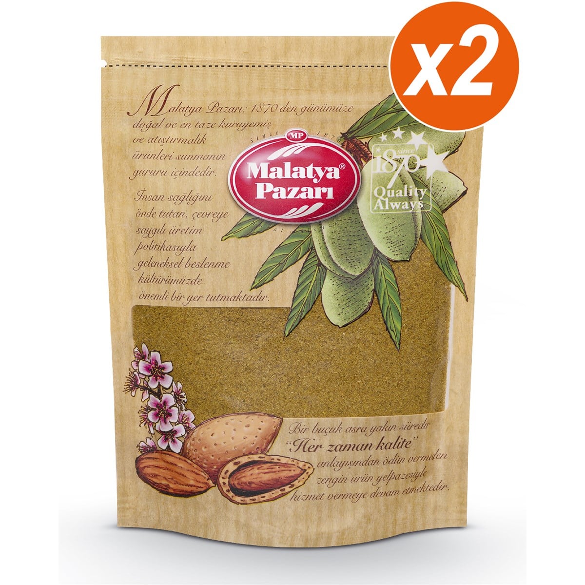 Kimyon Toz Kilitli Paket 2 x 100 Gram