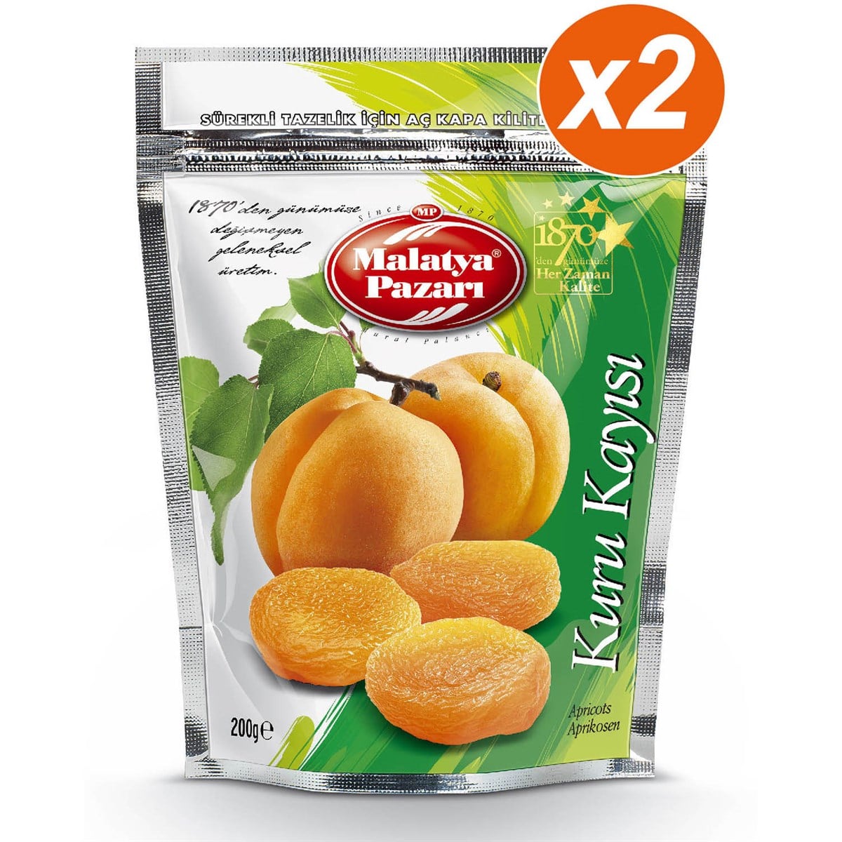 Kuru Kayısı 2 x 200 Gram