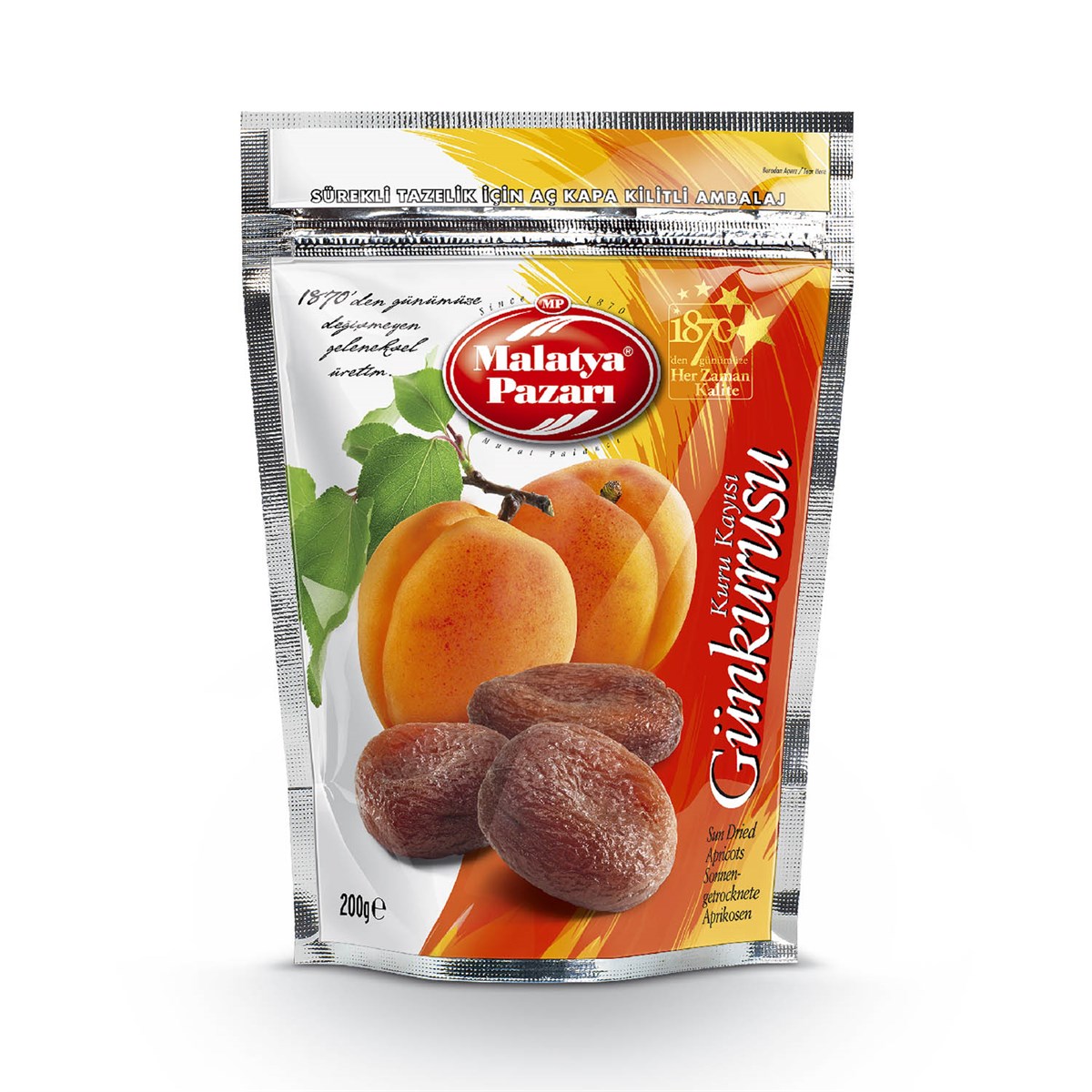 Kuru Kayısı Naturel 200 Gram