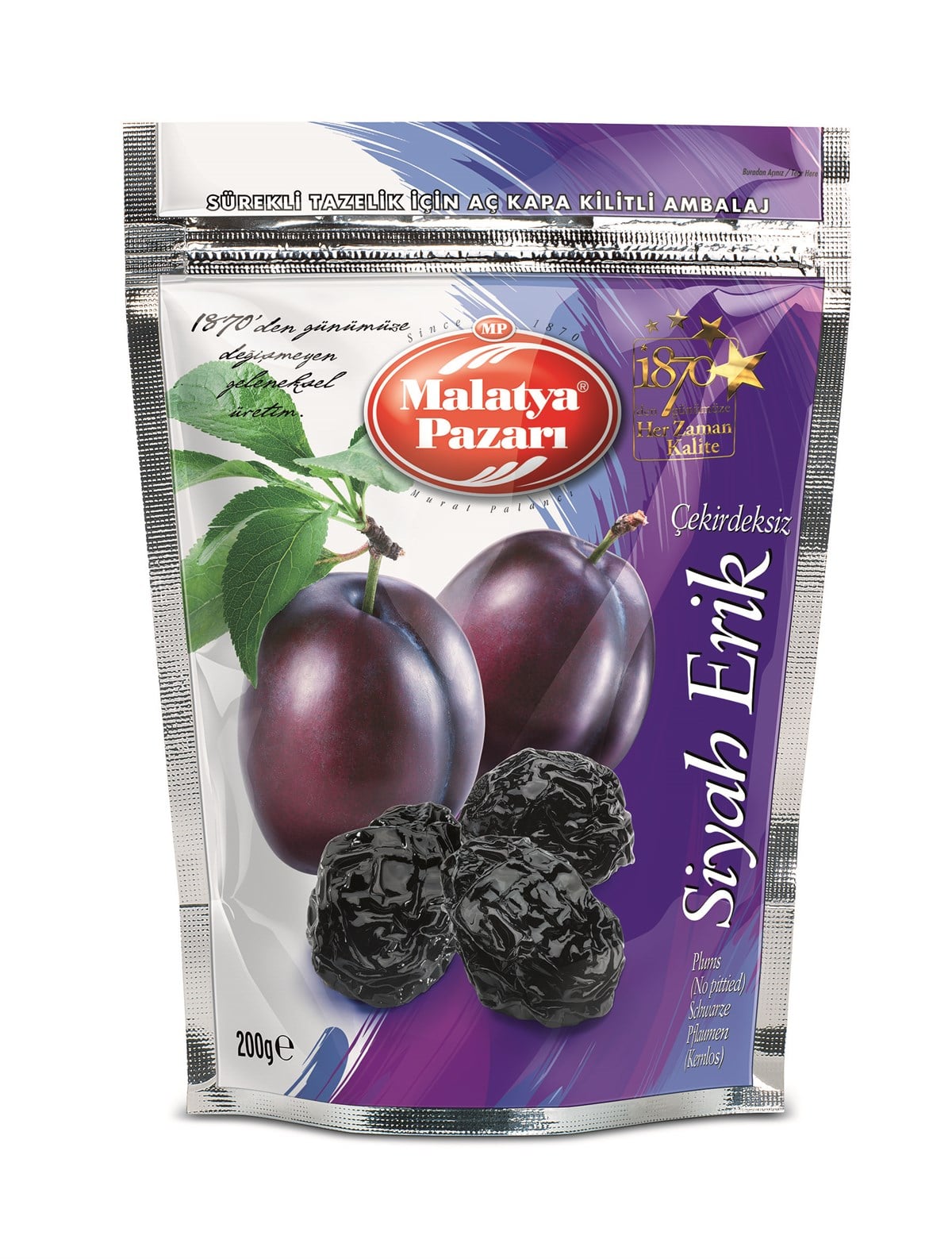 KURU SİYAH ERİK 200 GR