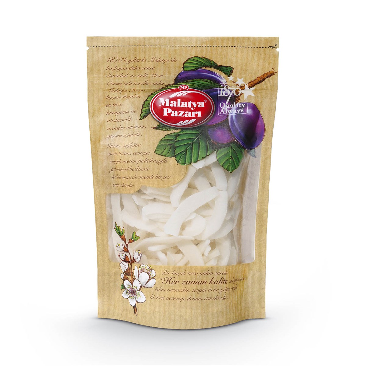 Kurutulmuş Hindistan Cevizi Kilitli Paket