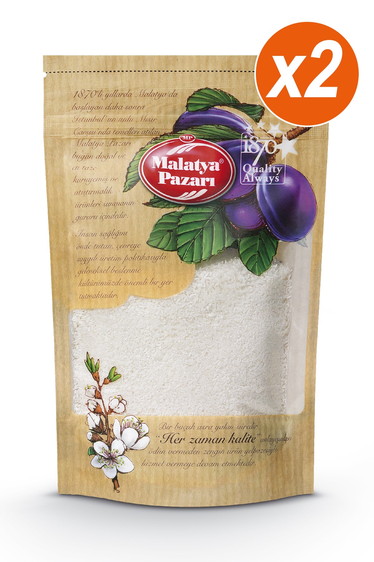 Malatya Pazarı Murat Palancı Hindistan Toz Kilitli Paket 2 x 100 Gram