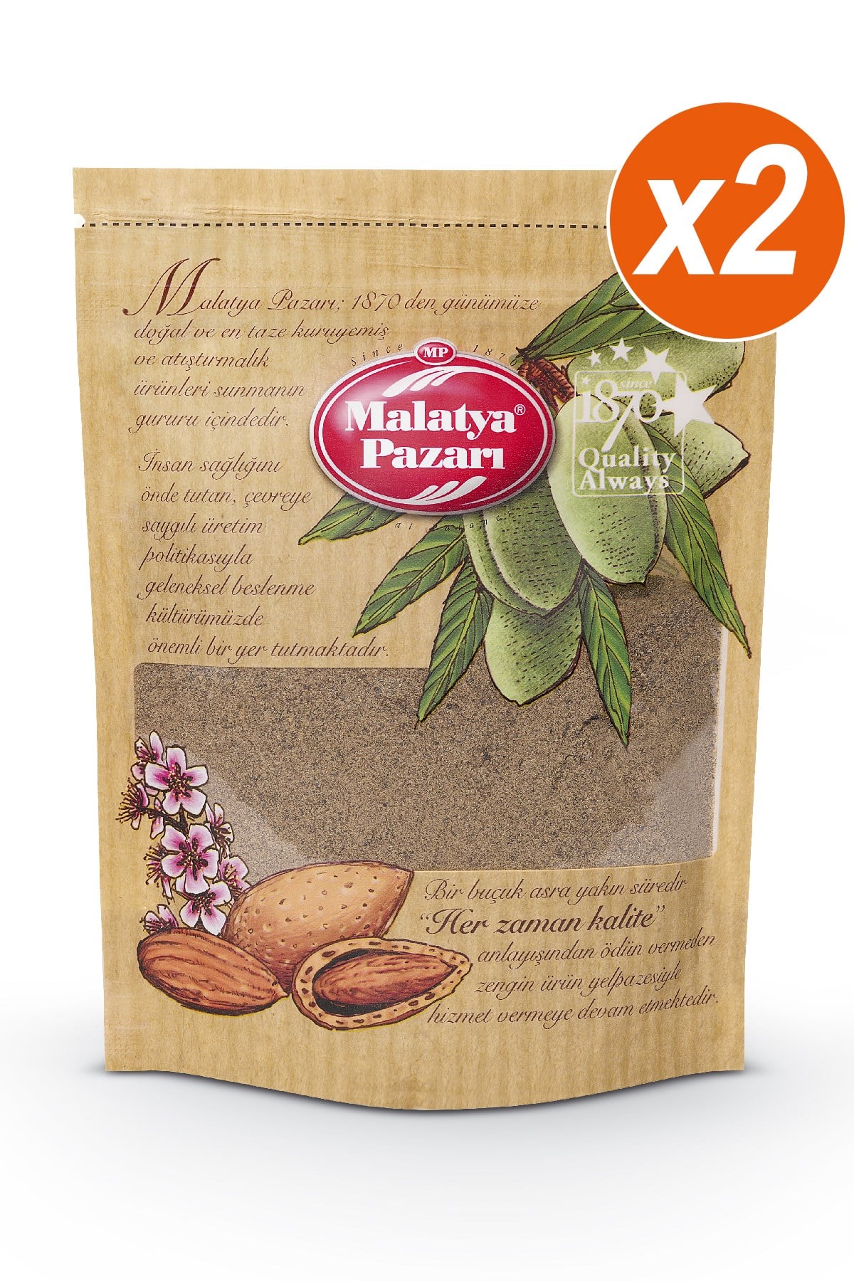 Malatya Pazarı Murat Palancı Karabiber Toz Kilitli Paket 2 x 100 Gram