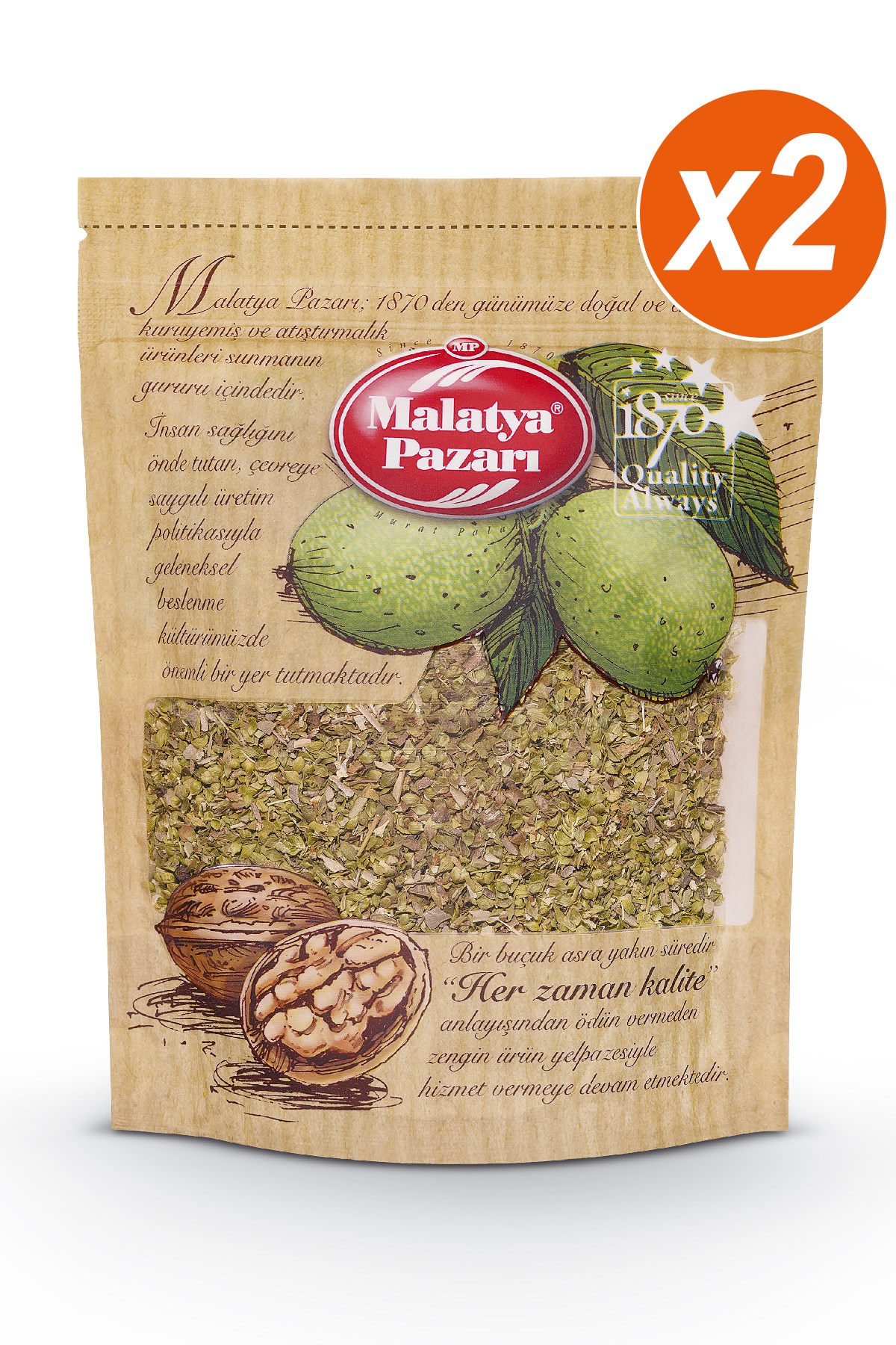 Malatya Pazarı Murat Palancı Kekik Kilitli Paket 2 x 100 Gram