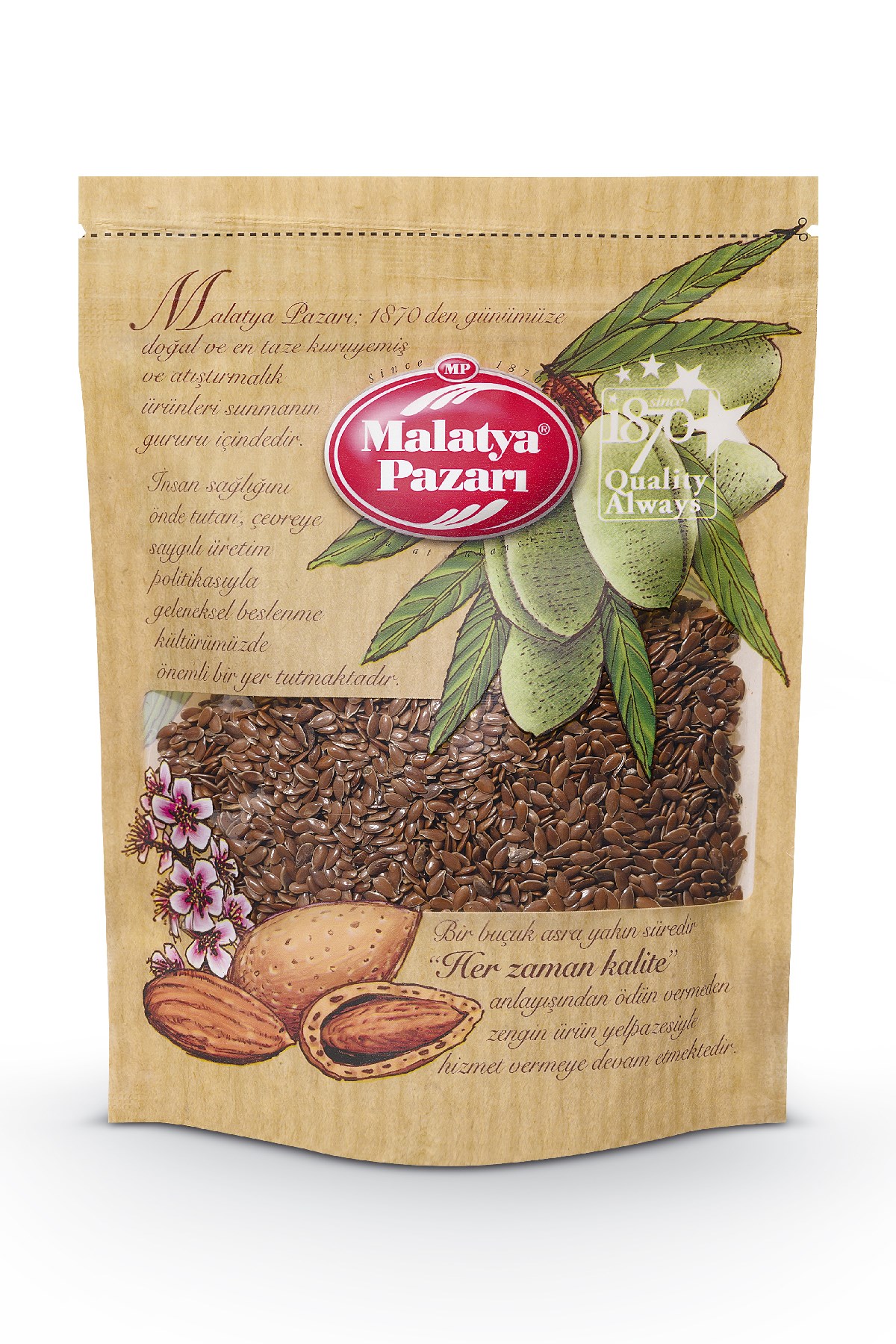 Malatya Pazarı Murat Palancı Keten Tohumu Kilitli Paket 100 Gram