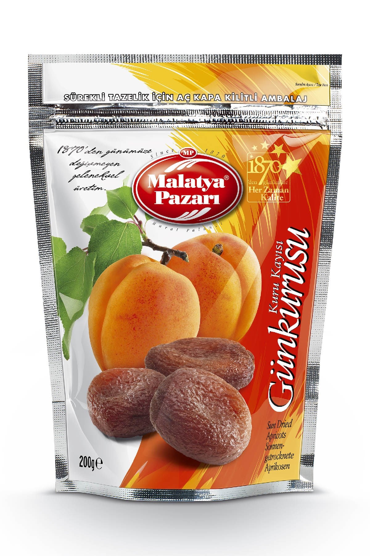 Malatya Market Murat Palancı Dried Apricots Natural 200 Grams