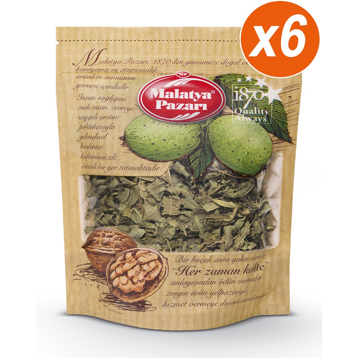 Melisa Çayı Kilitli Paket 6 x 20 Gram