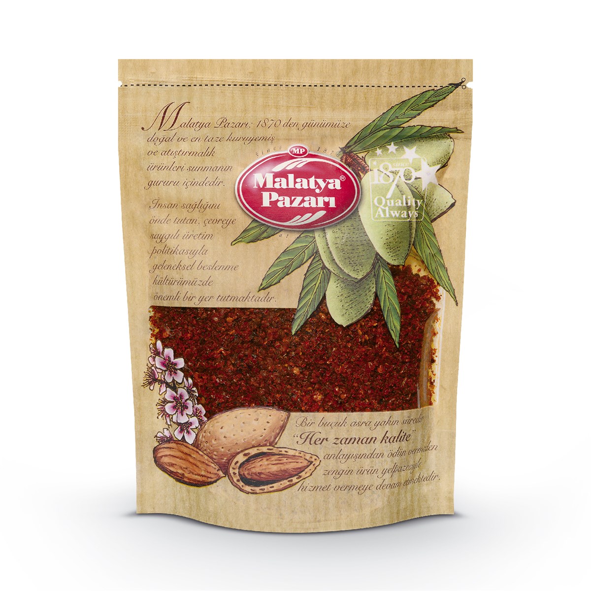 Pul Biber Yağlı Kilitli Paket 100 Gram